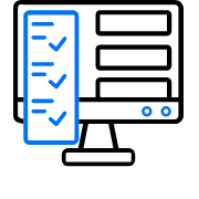 Icon of a form on a screen