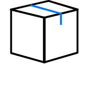 Icon of sealed box