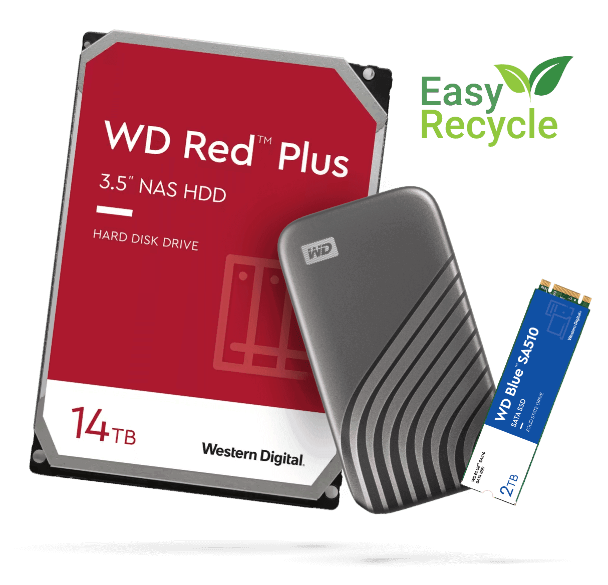 External & Internal HDDs, SSDs, and Portable Drives by WD Western Digital