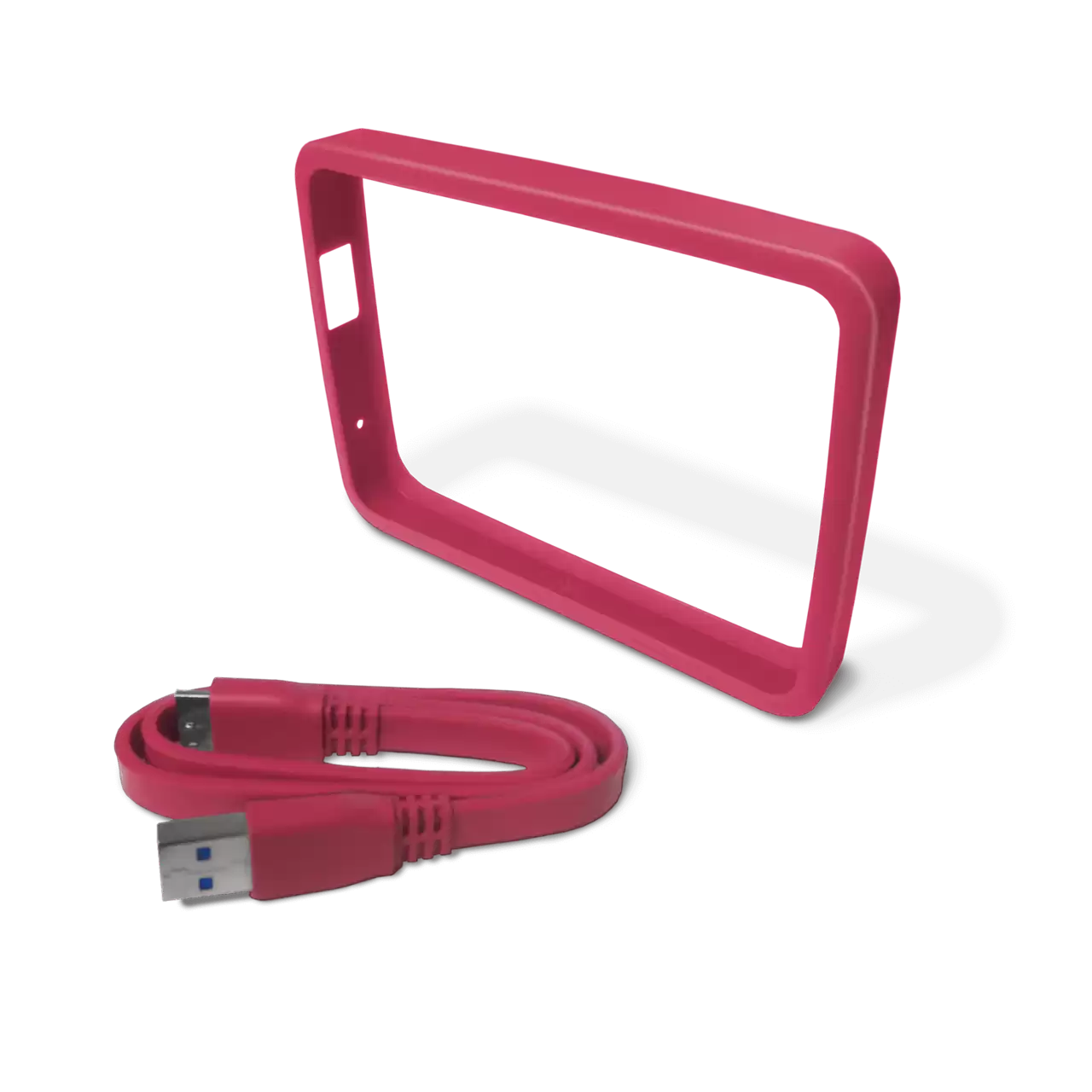 WD Grip Cable 1TB Fuschia- Zoom Image