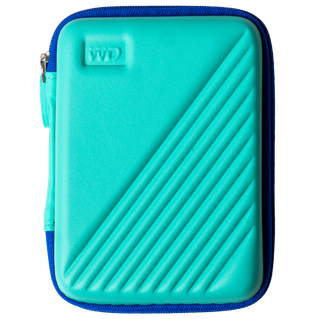 Bright Turquoise Portable Hard Drive Case | WD