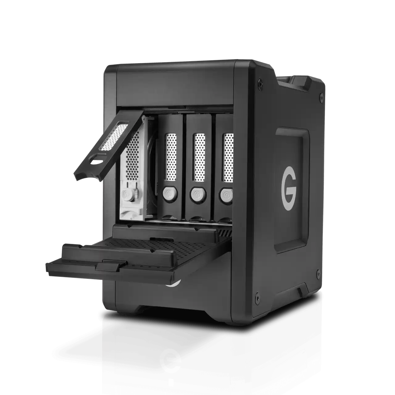 G Speed Shuttle With Thunderbolt-3 Hero Open Drive Pulled.png- Zoom Image