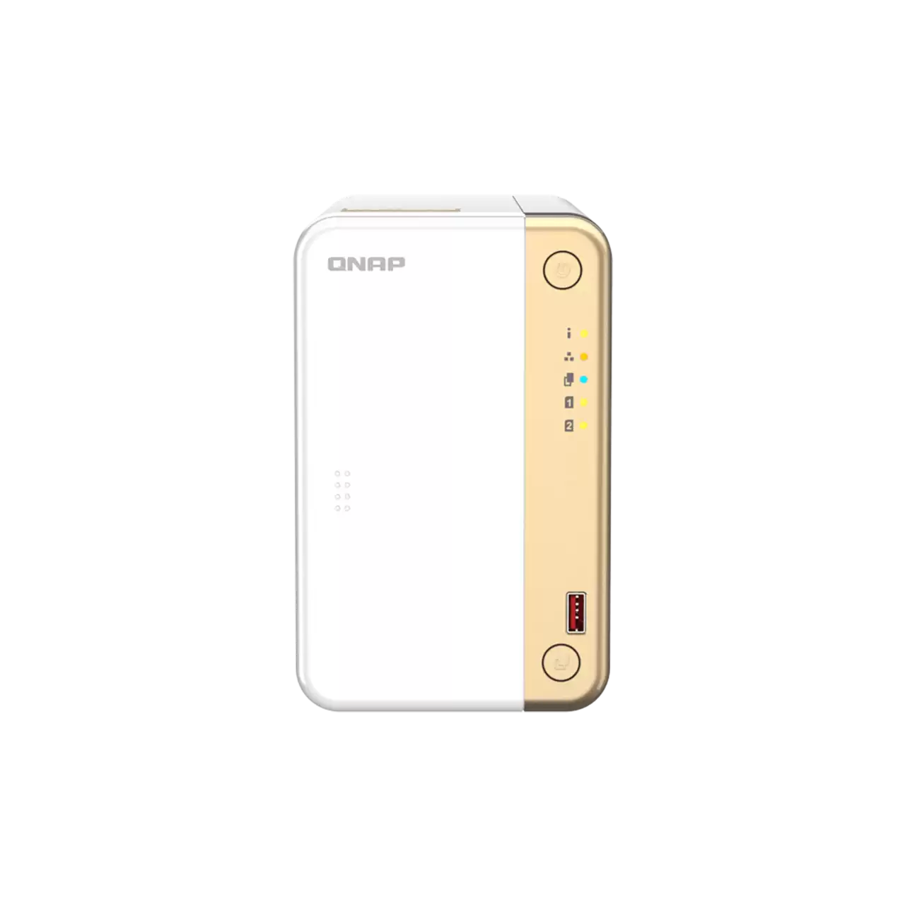 QNAP TS-262 2-Bay Desktop NAS Front- Zoom Image