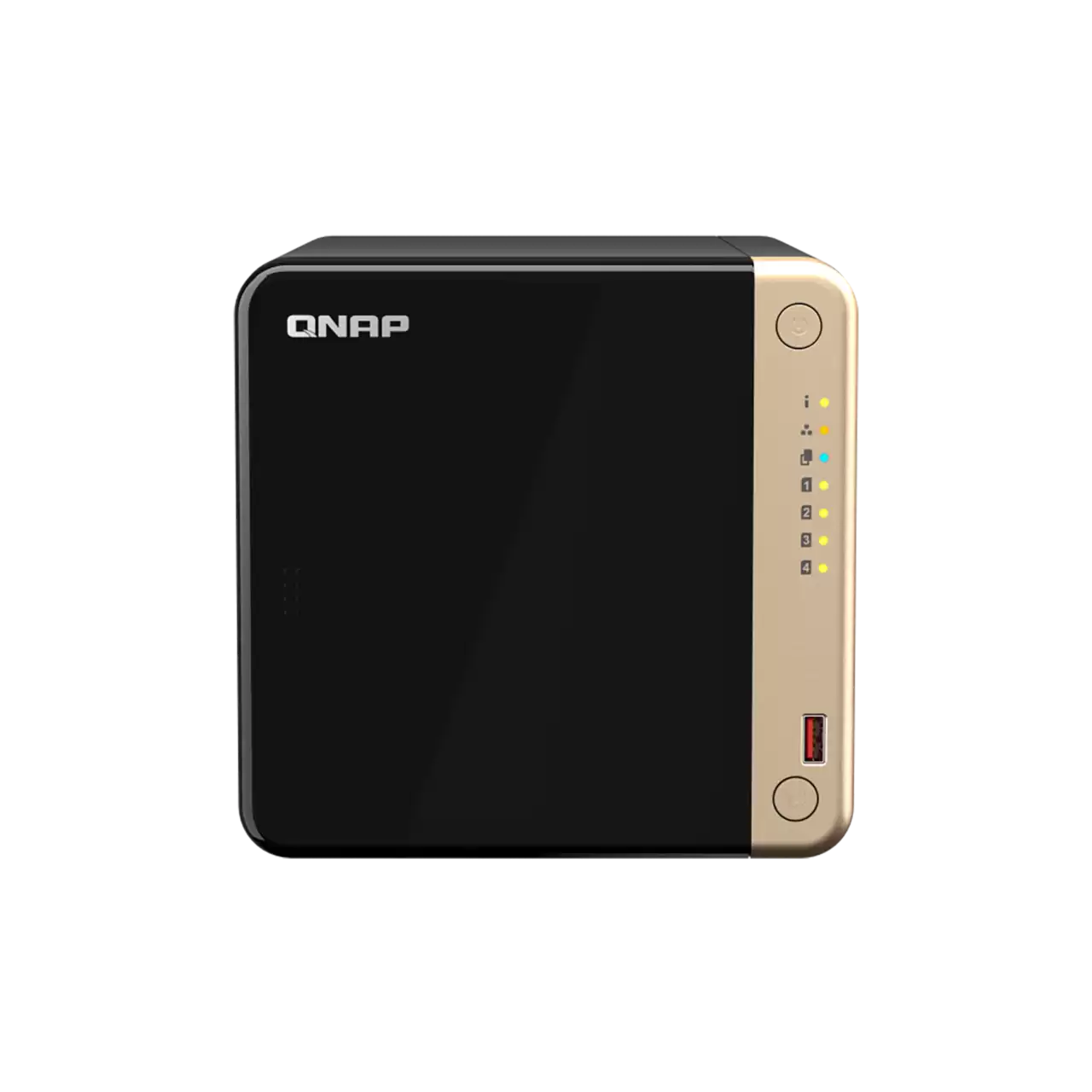 QNAP TS-464 4-Bay Desktop NAS Front- Zoom Image