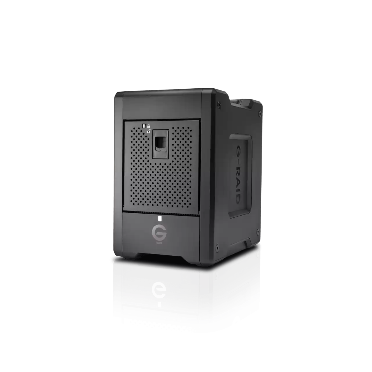 Sandisk Professional G-Raid Shuttle Thunderbolt 3 SSD Left Angle- Zoom Image