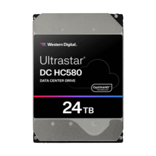Wd ultrastar dc hc580 24tb sata 6gb/s 7200rpm sprednji pogled