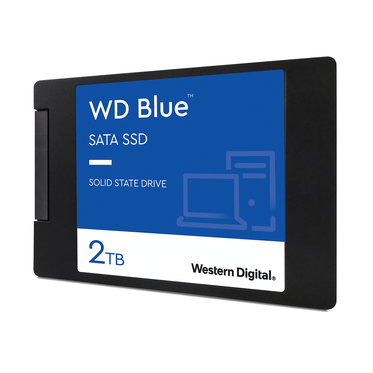 WD Blue SATA Internal SSD Hard Drive 2.5 7mm cased Western Digital