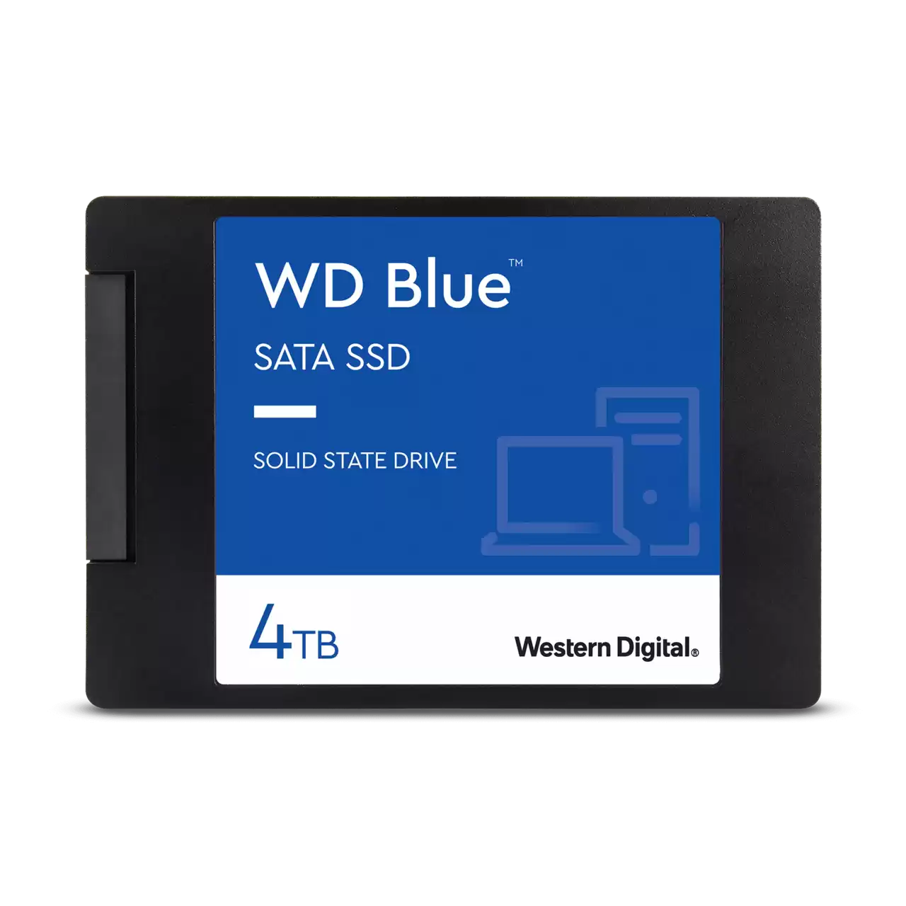 WD Blue 3D Nand Sata SSD 4TB Front- Zoom Image