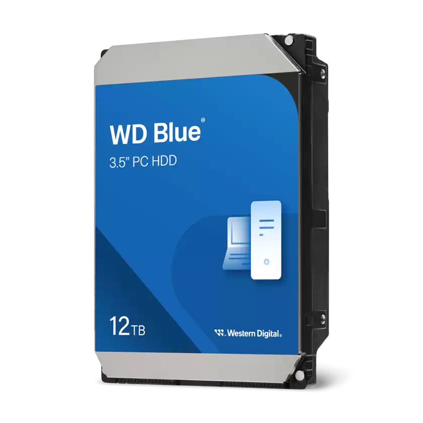WD Blue PC Desktop Hard Drive - 12TB