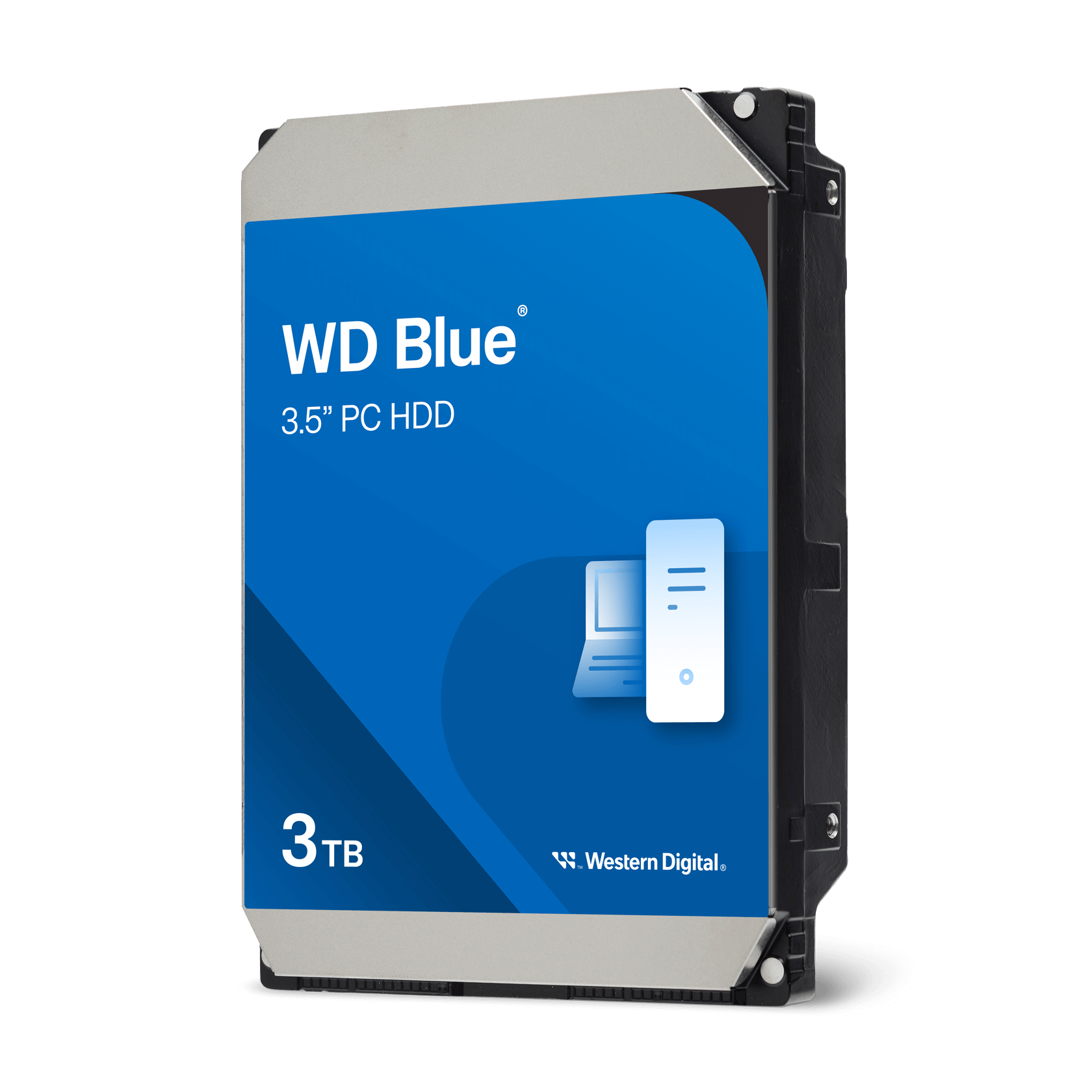 Western Digital 3TB WD 3.5in PC - Internal Hard Drive, Blue - WD30EZAZ