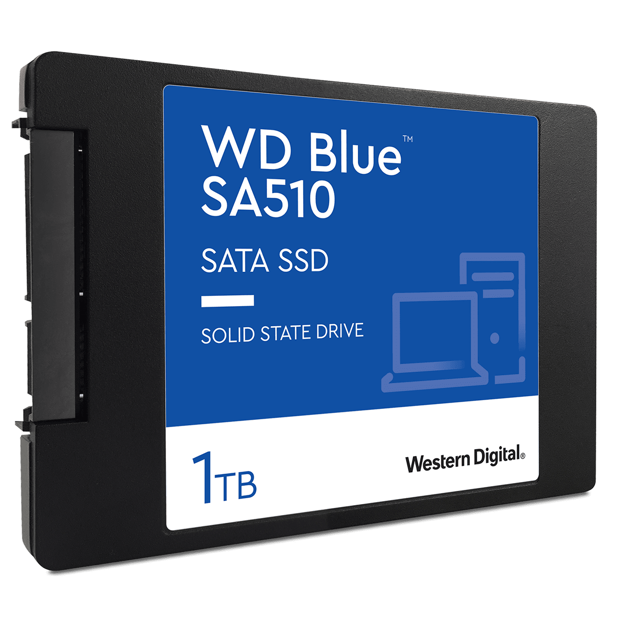 WD Blue SA510 SATA SSD 2,5-inčni 1TB Desni