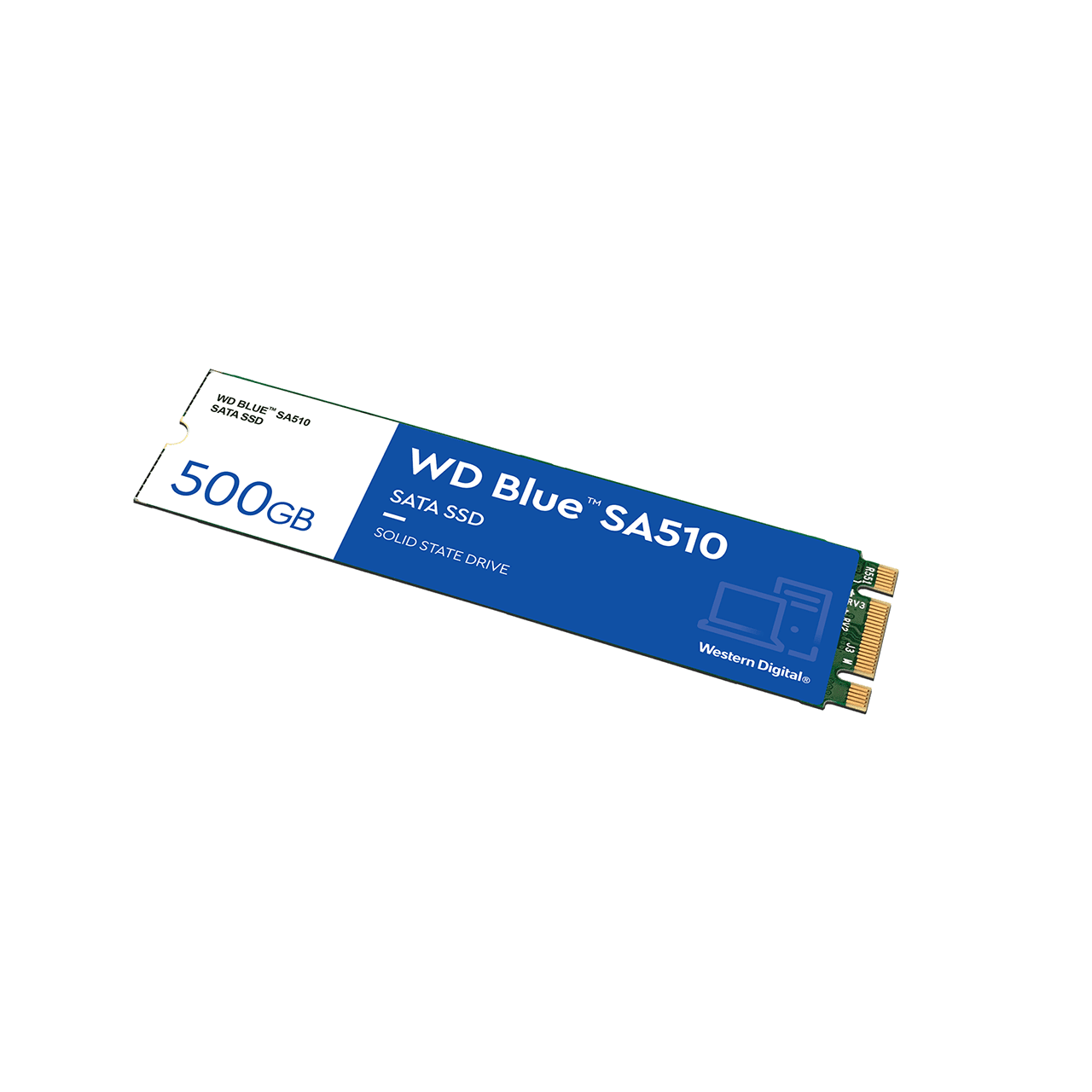 WD Blue SA510 SATA SSD M.2 500 GB kutni