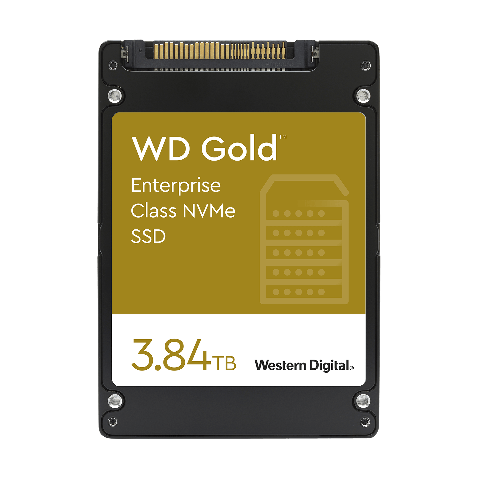 Western Digital 3.84TB WD Gold™ NVMe™ - Solid State Drive - WDS384T1D0D