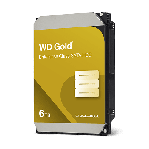 WD Gold SATA HDD 6TB Left
