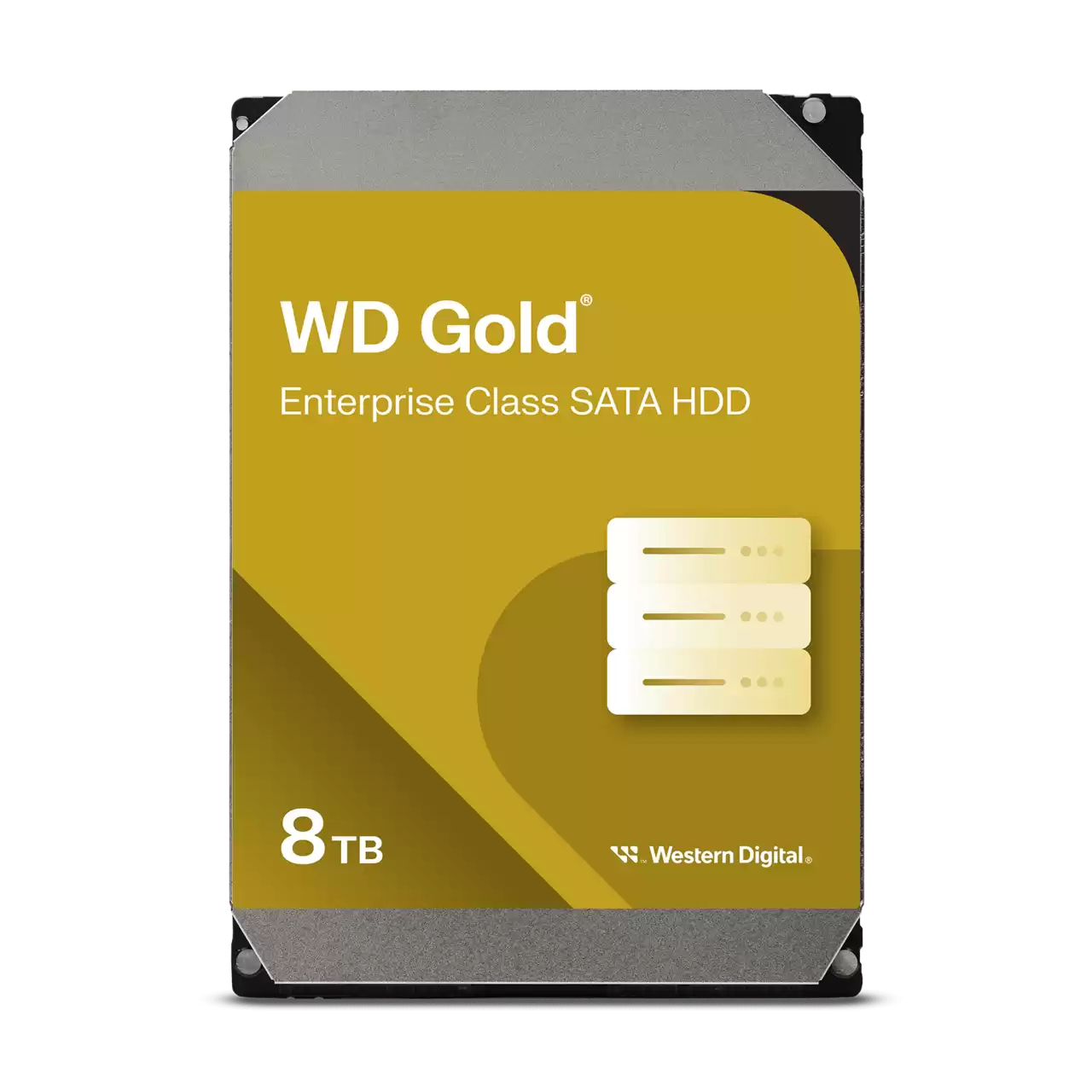 WD Gold SATA HDD 8TB Front- Zoom Image