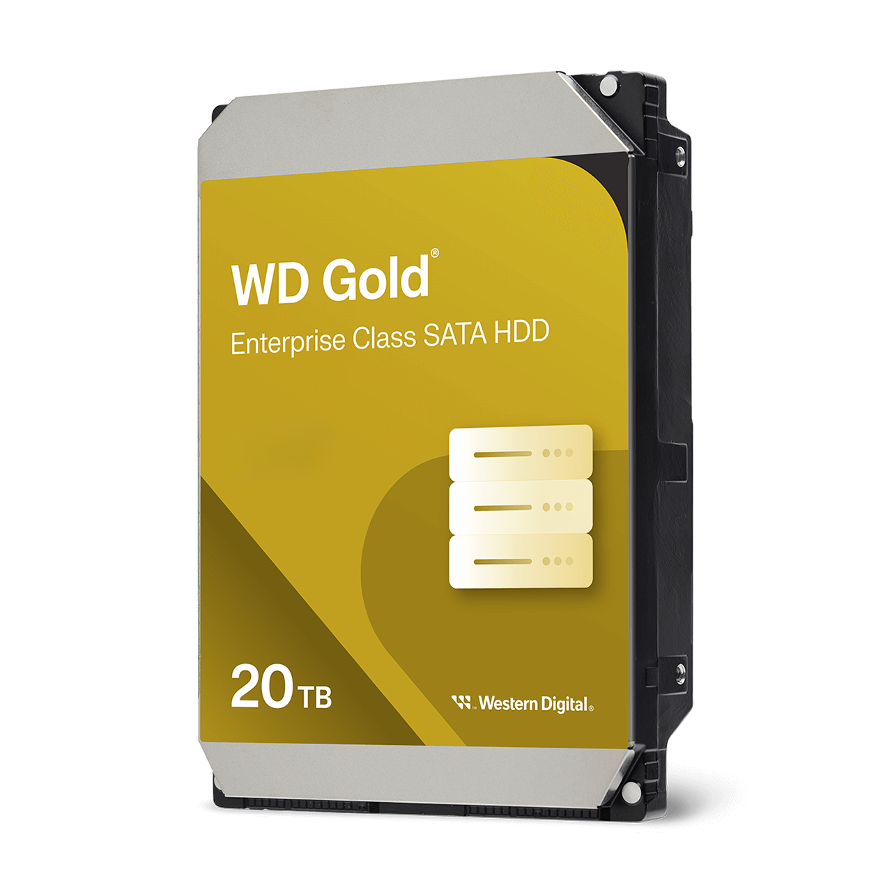 Western Digital 20TB WD Enterprise Class SATA HDD - Internal Hard Drive, Gold - WD203KRYZ