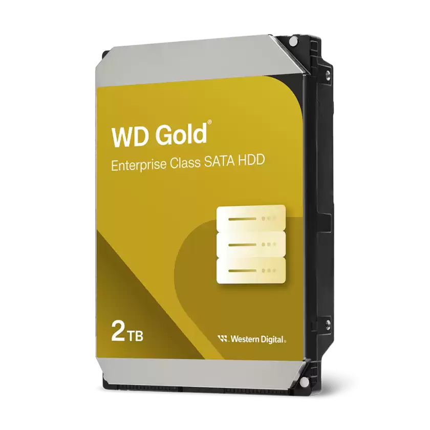 WD Gold Enterprise Class SATA HDD - 2TB (Recertified)