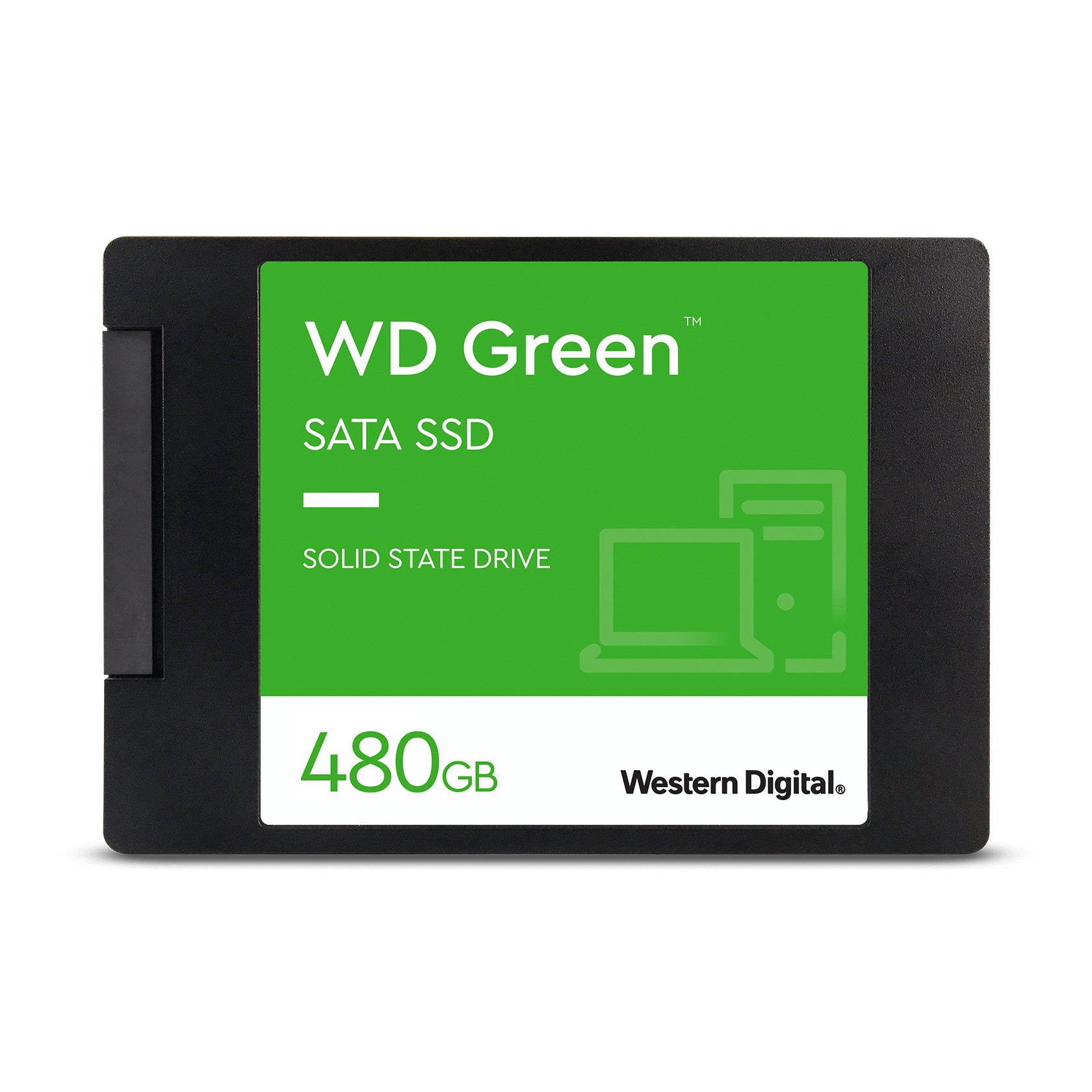 Western Digital WD 2.5/7mm 480GB Solid State Drive, Green - WDS480G3G0A