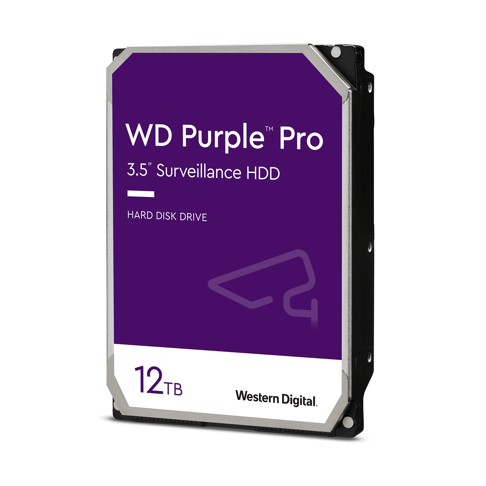 Western Digital 12TB WD Pro - Surveillance, Purple - WD121PURP, Hard Drive