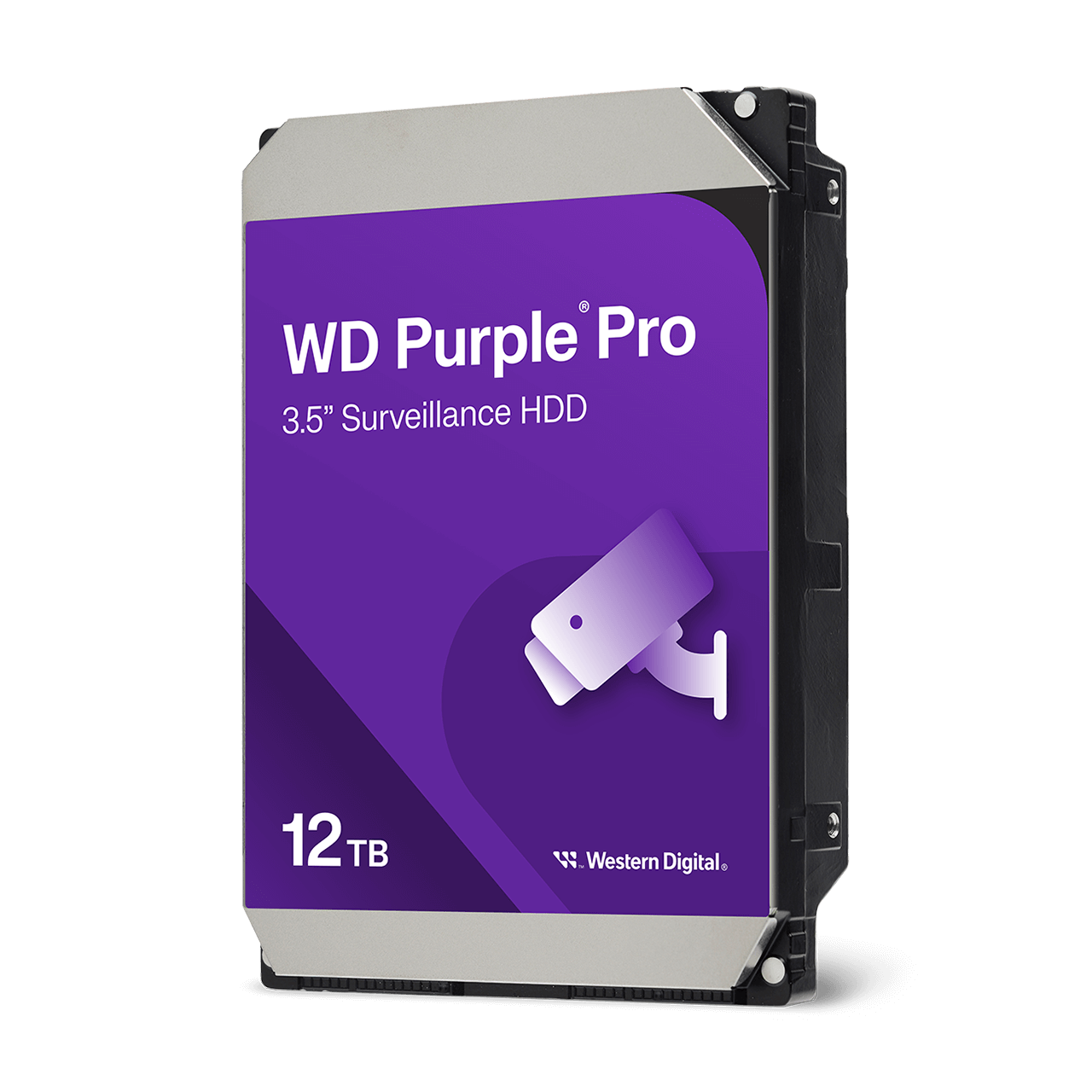 Western Digital 12TB WD Pro - Surveillance, Purple - WD121PURP, Hard Drive