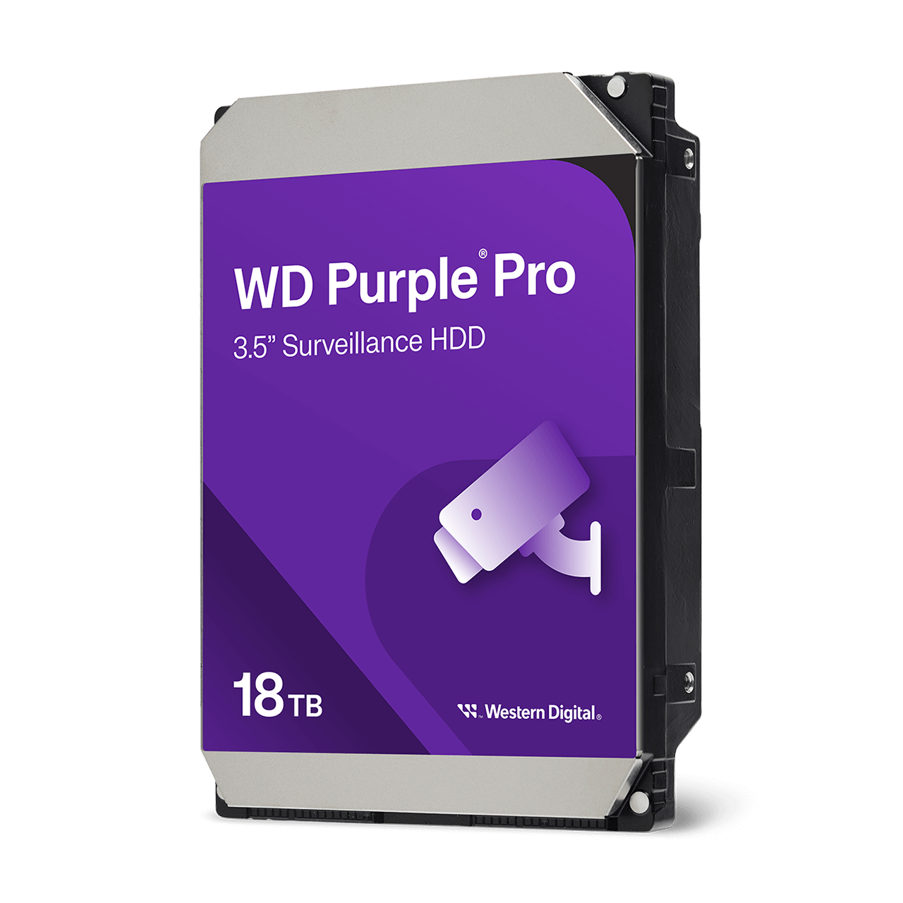 Western Digital 18TB WD Pro Surveillance Internal Hard Drive, Purple - WD181PURP