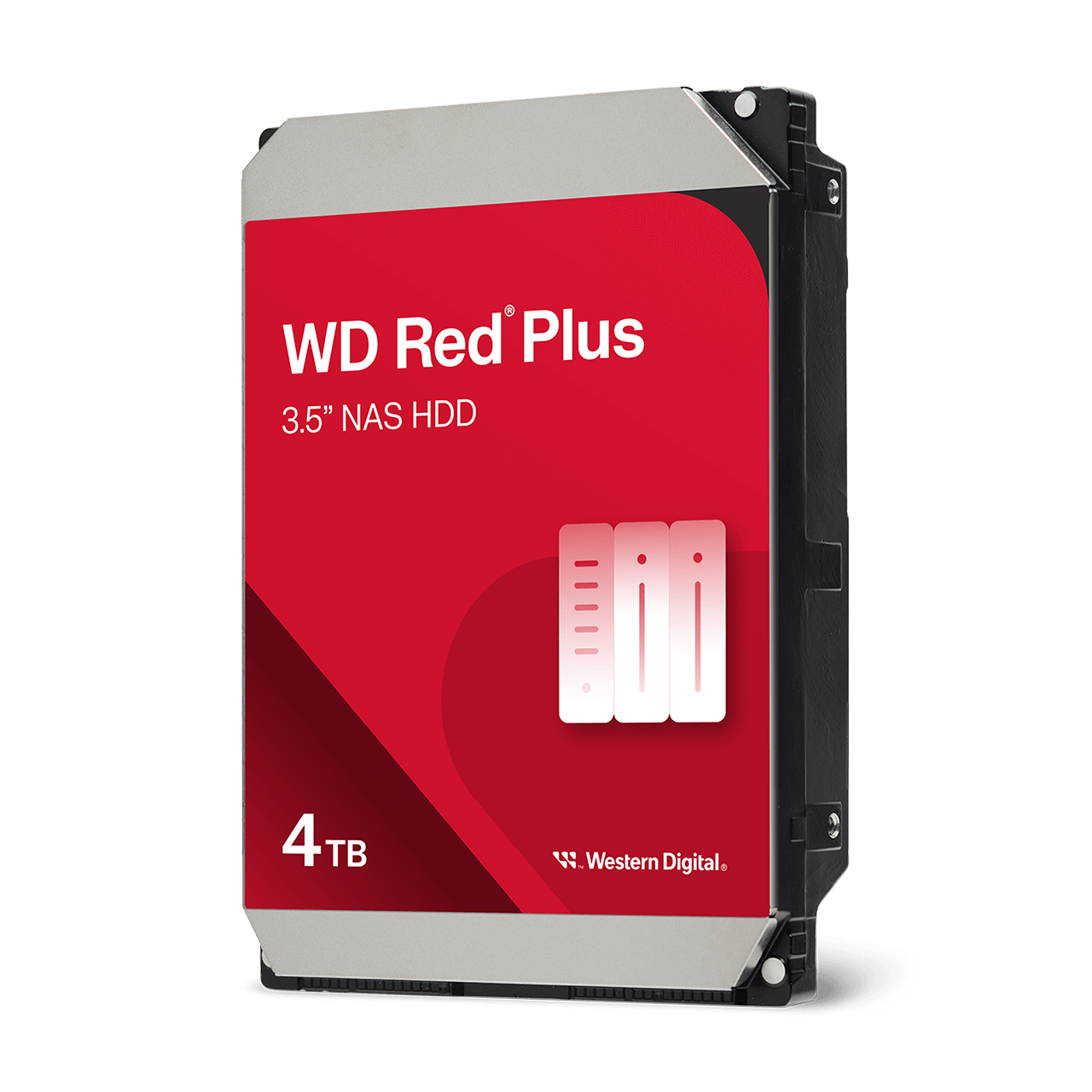 Amazon.com: Western Digital 4TB WD Red Plus NAS Internal Hard Drive HDD -  5400 RPM, SATA 6 Gb/s, CMR, 128 MB Cache, 3.5