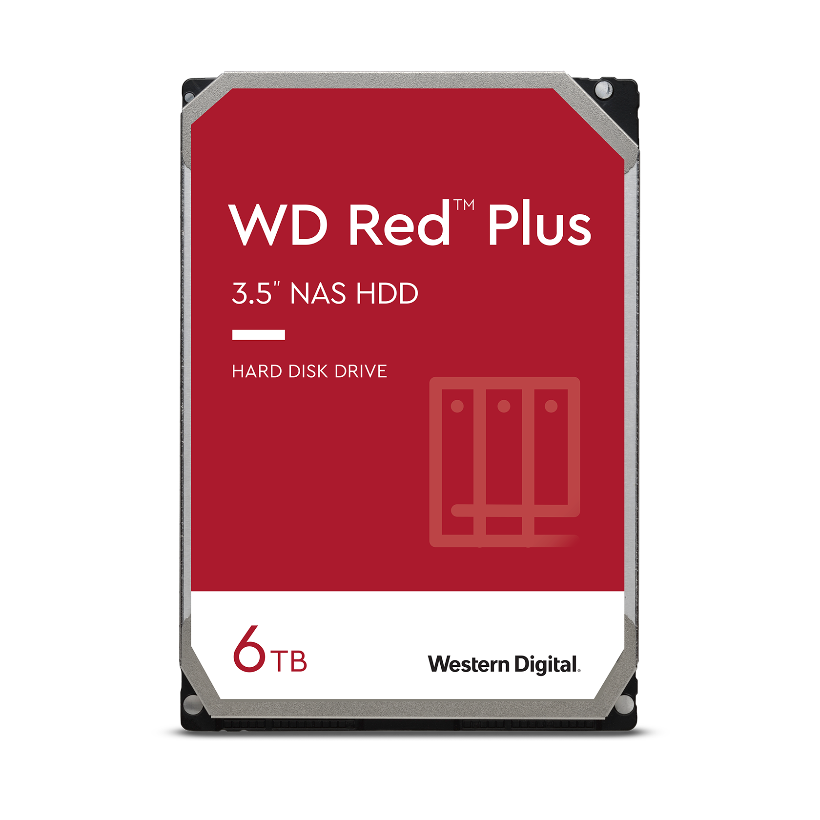 Western Digital 6TB WD Redâ„¢ Plus - Hard Drive - WD60EFZX