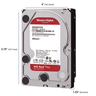 WD Red Plus Dimensions