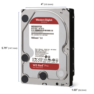 WD Red Pro Dimensions