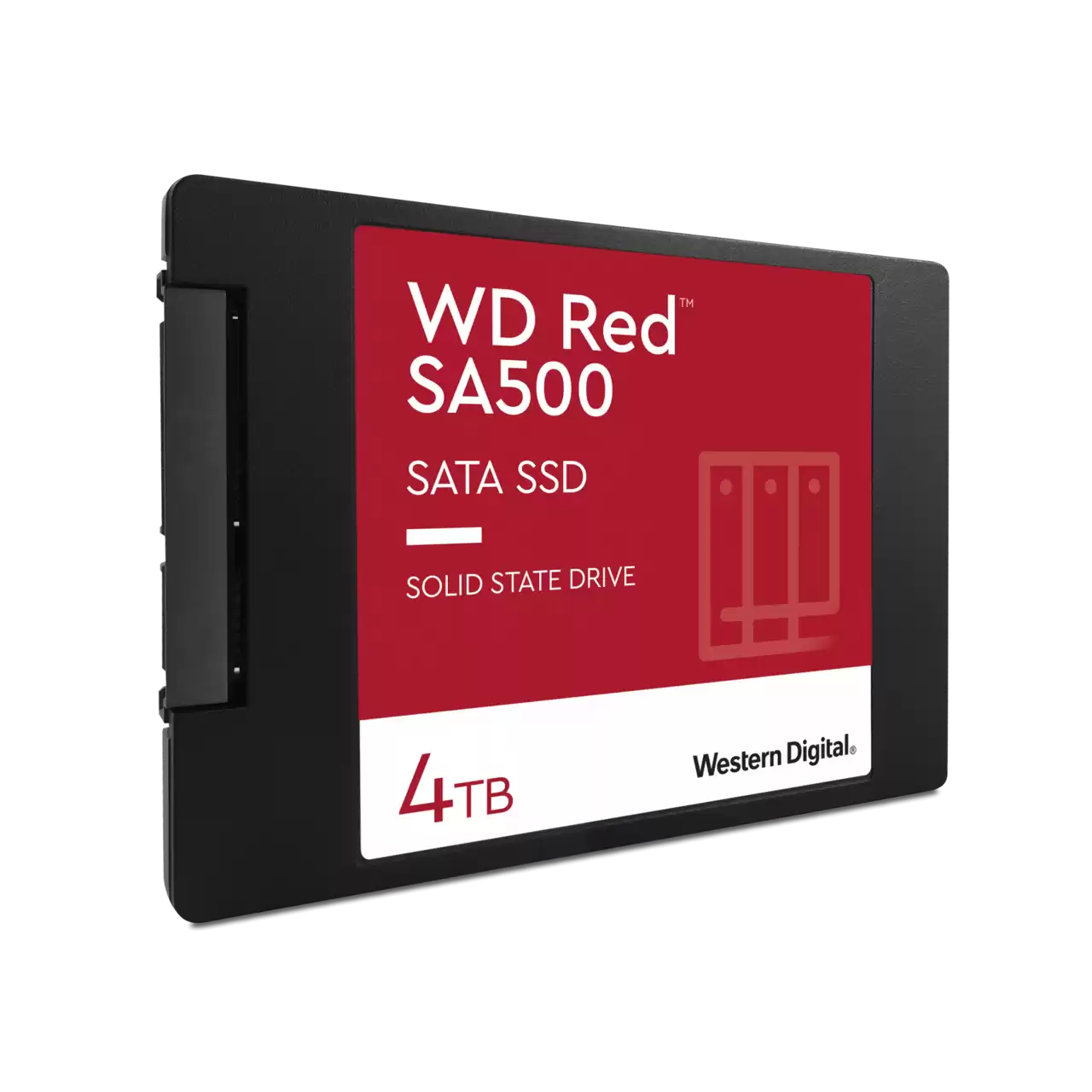 WD Red Sata SSD 4TB Angle Right- Zoom Image
