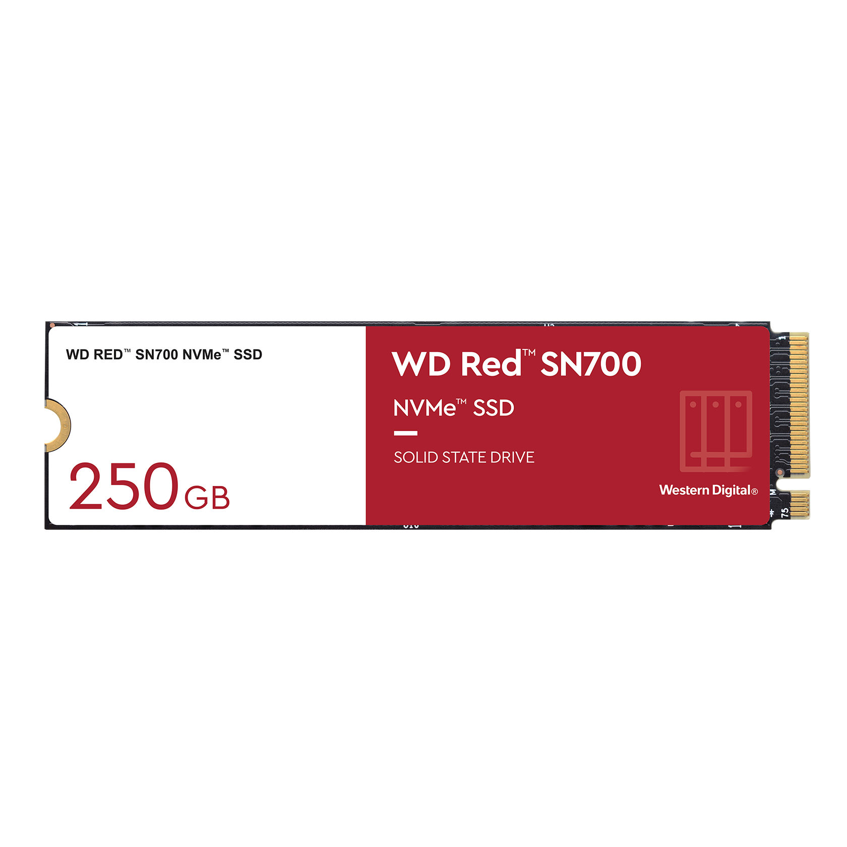 Western Digital 4TB WD Red SN700 NVMe Internal Solid State Drive SSD for  NAS Devices Gen3 PCIe, M.2 2280, Up to 3,400 MB/s -... 