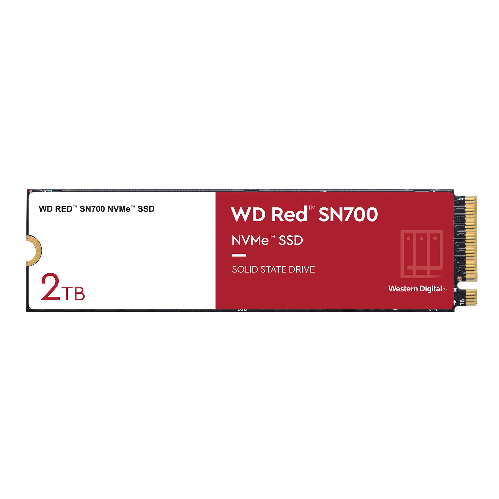 Western Digital 2TB WD Red™ SN700 NVMe™ Network Attached Storage(NAS) Solid State Drive - WDS200T1R0C