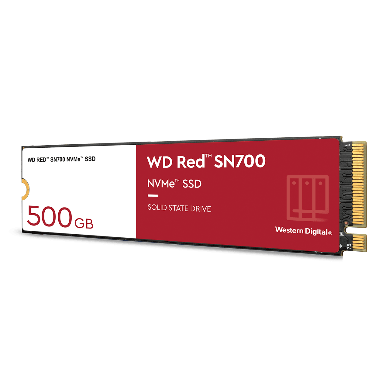 WD Red SN700 SSD 500GB Left