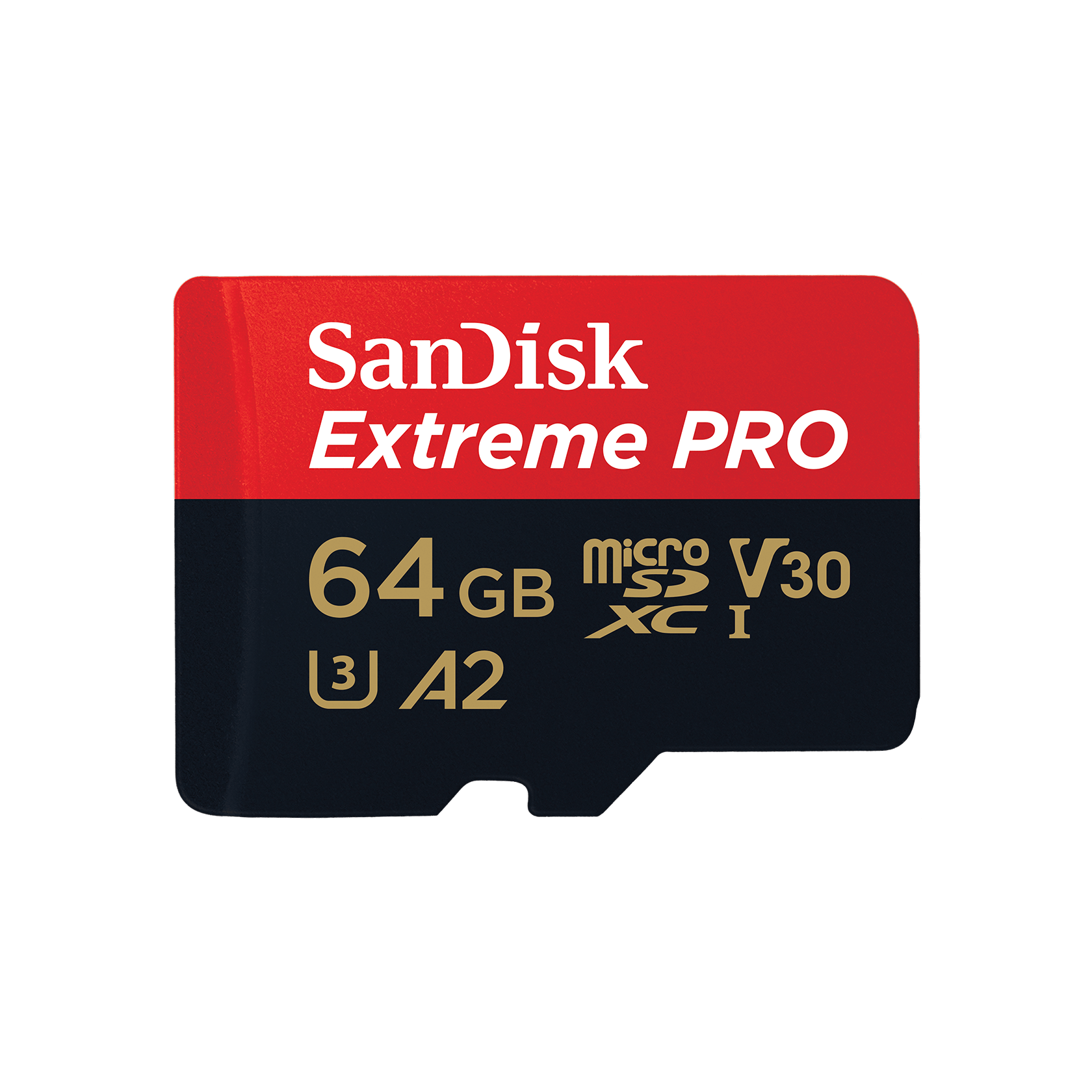 SanDisk Extreme PRO UHS-I Card - 64GB MicroSD Card - SDSQXCU-064G-GN6MA