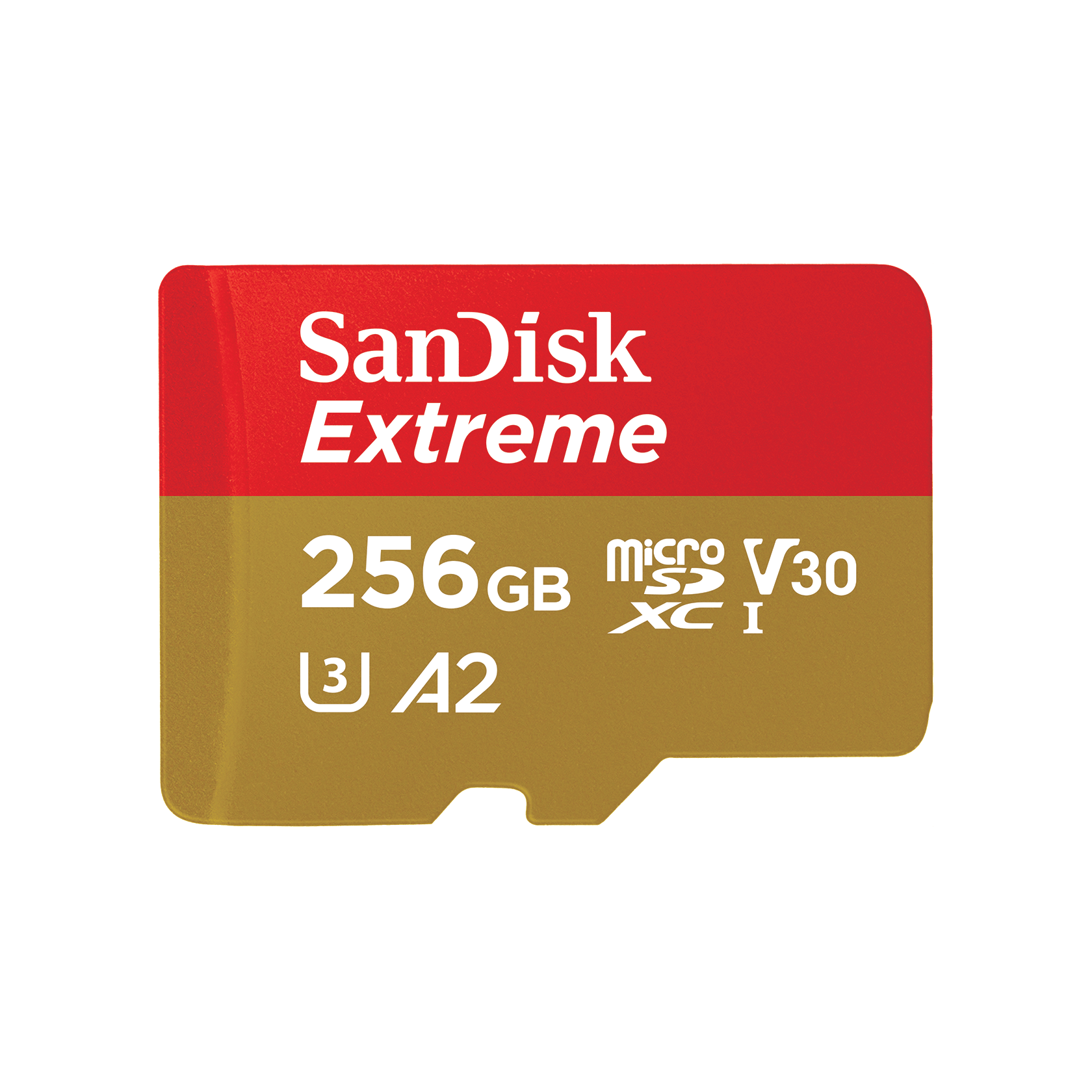 SanDisk Extreme® MicroSDXC™ UHS-I Card – 256GB - SDSQXAV-256G-GN6GN