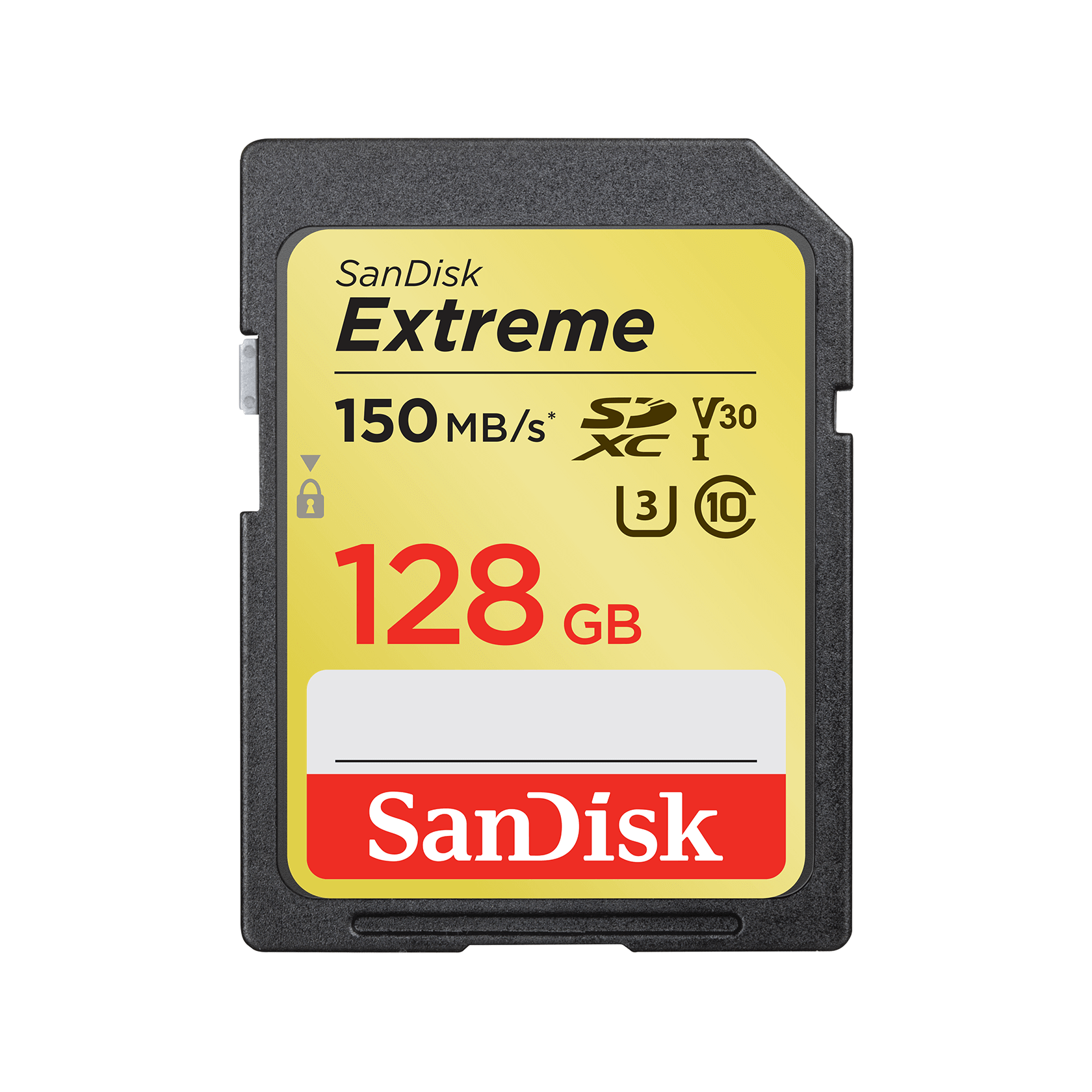 SanDisk Extreme SDHC 150MB/s UHS-I Memory Card - 128GB (C10, U3, V30) - SDSDXV5-128G-GNCIN