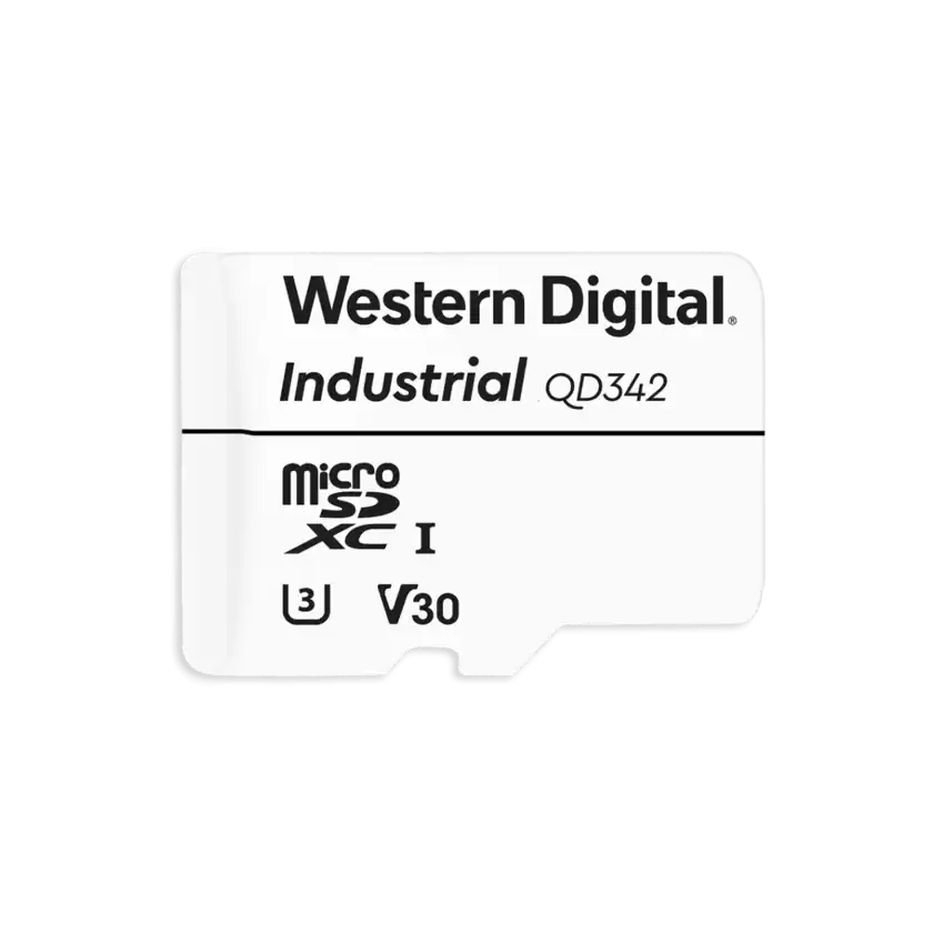 128GB 2D NAND Industrial microSD Card Western Digital