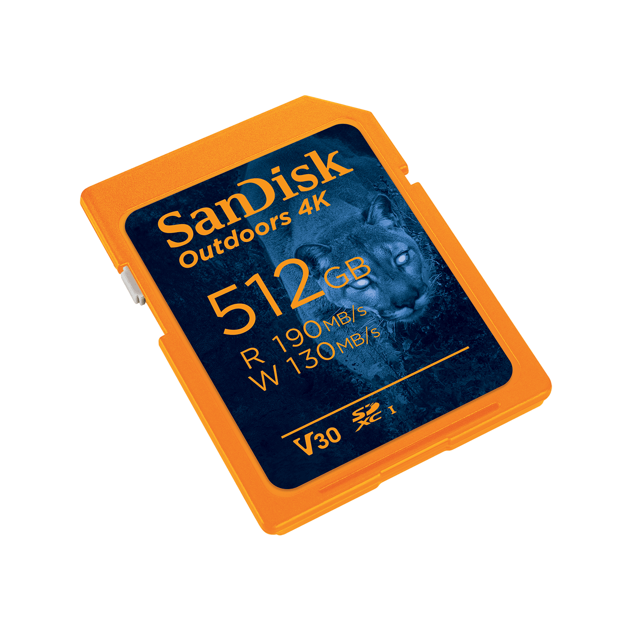 64GB Orange SanDisk Outdoors 4K SD UHSI Card Western Digital