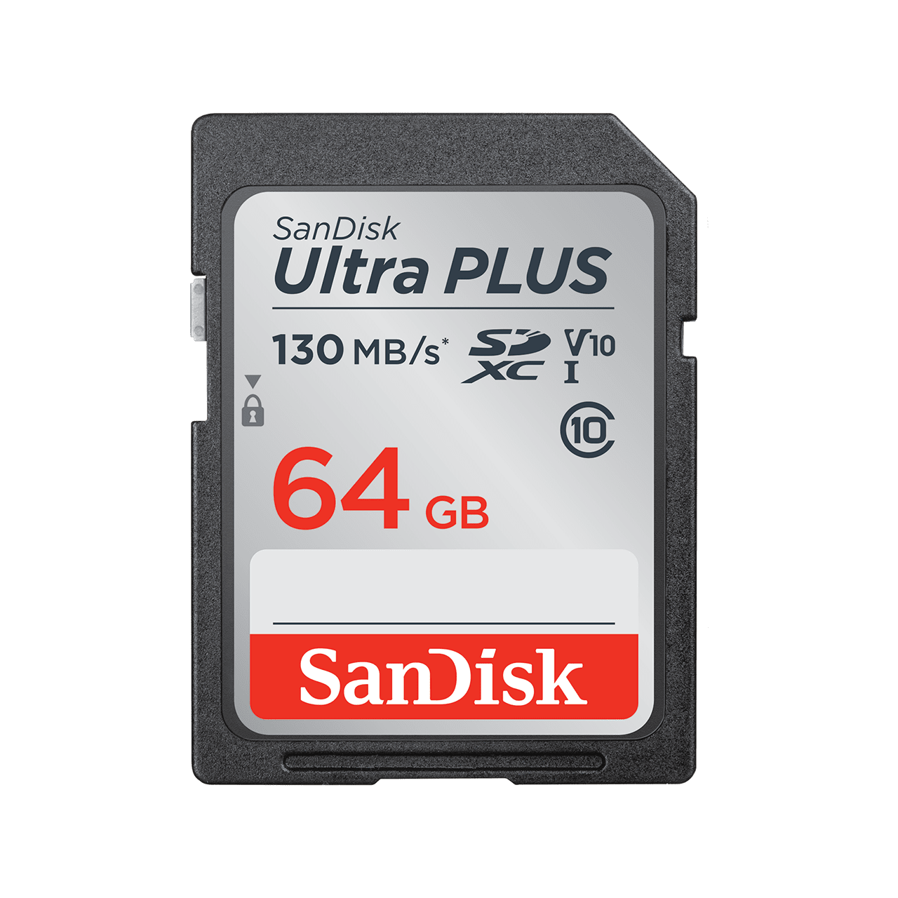 サンディスク ウルトラ プラス SDHC/SDXCメモリーカード - 64GB - Image1