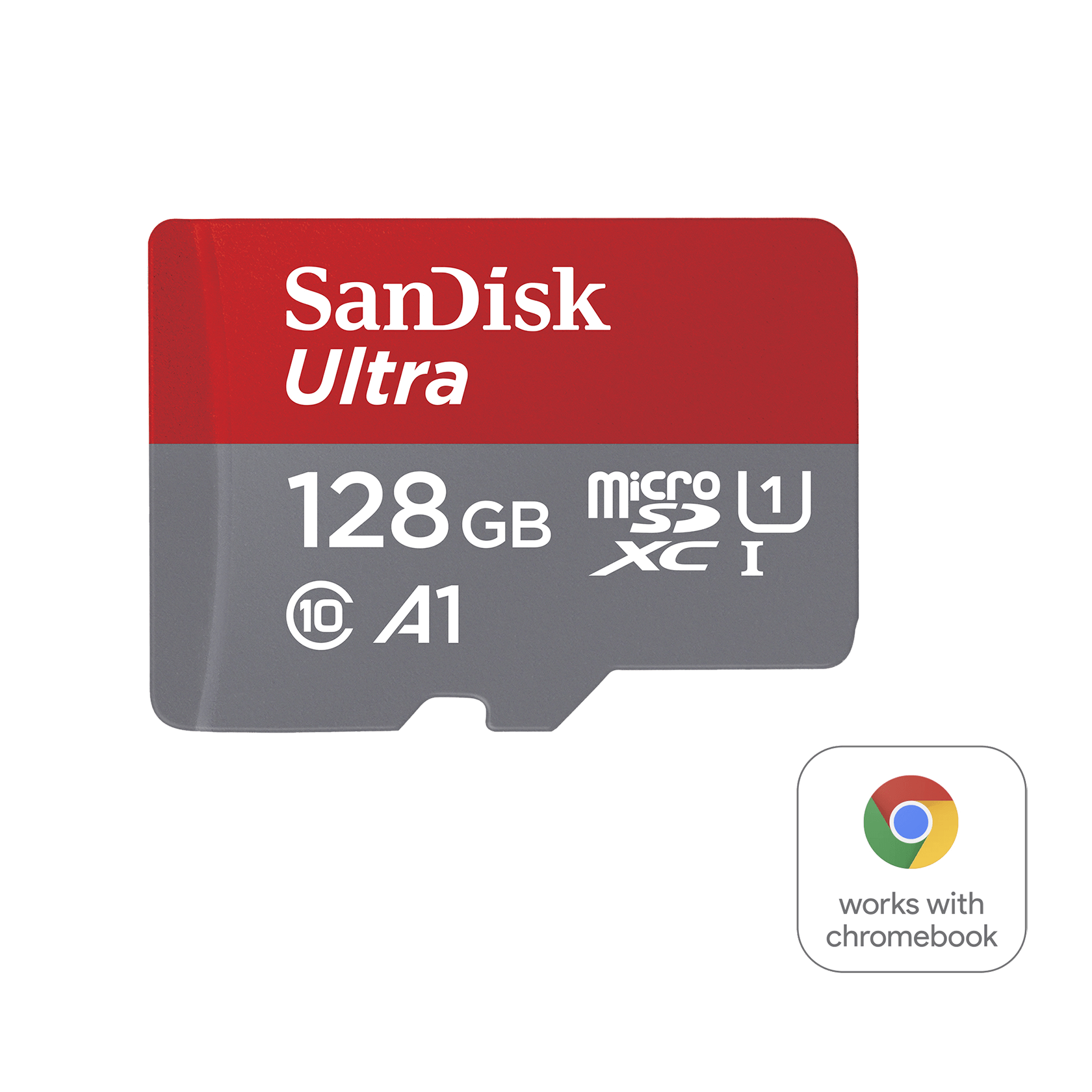 SanDisk UltraÂ® MicroSDXCâ„¢ UHS-I Memory Card With Adapter - 128GB - SDSQUAB-128G-GN6FA