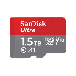 SanDisk ultra UHS-I microSD memory card with SD adapter 1.5TB