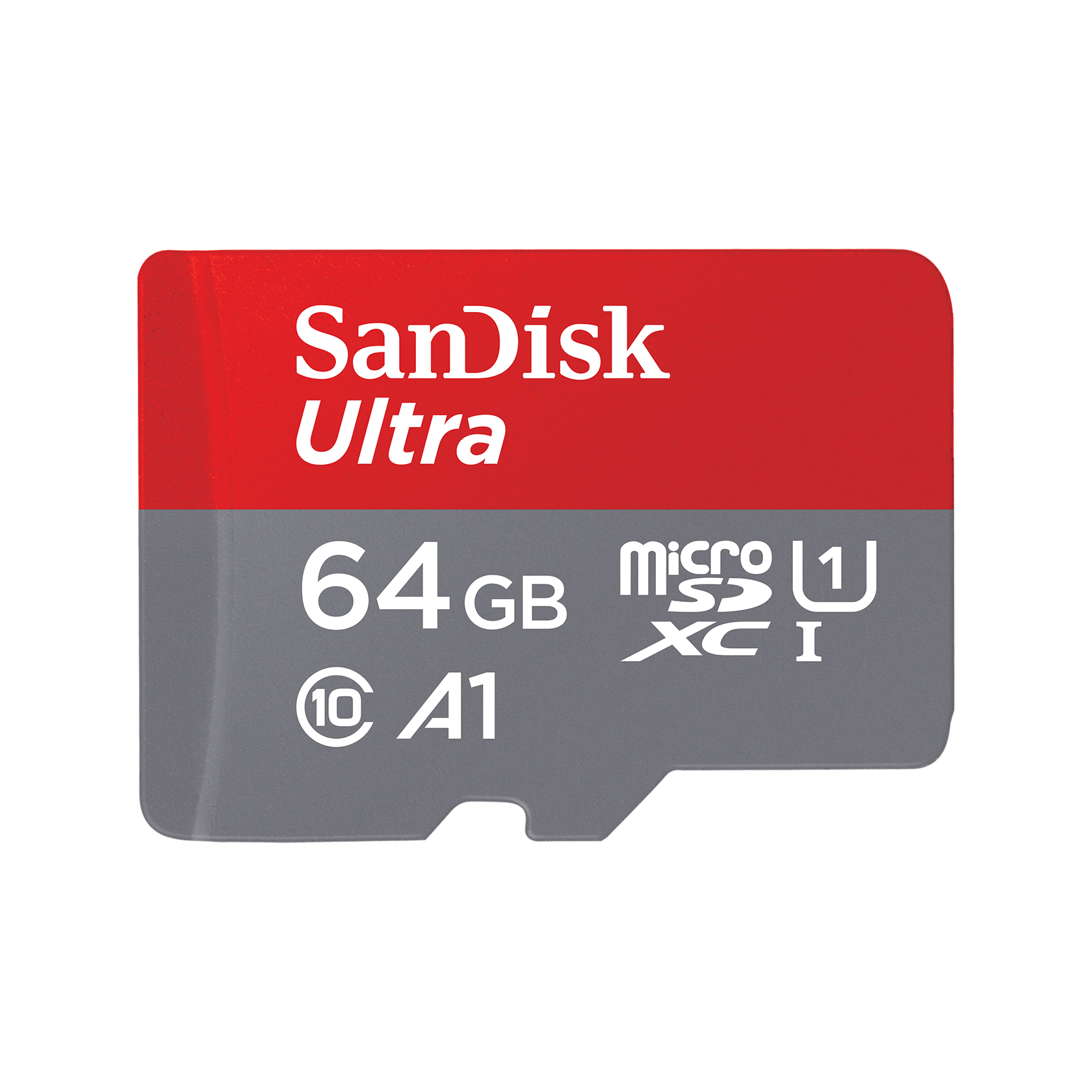 SanDisk Ultra® MicroSDXC™ UHS-I Card with Adapter - 64GB - SDSQUA4-064G-AN6MA