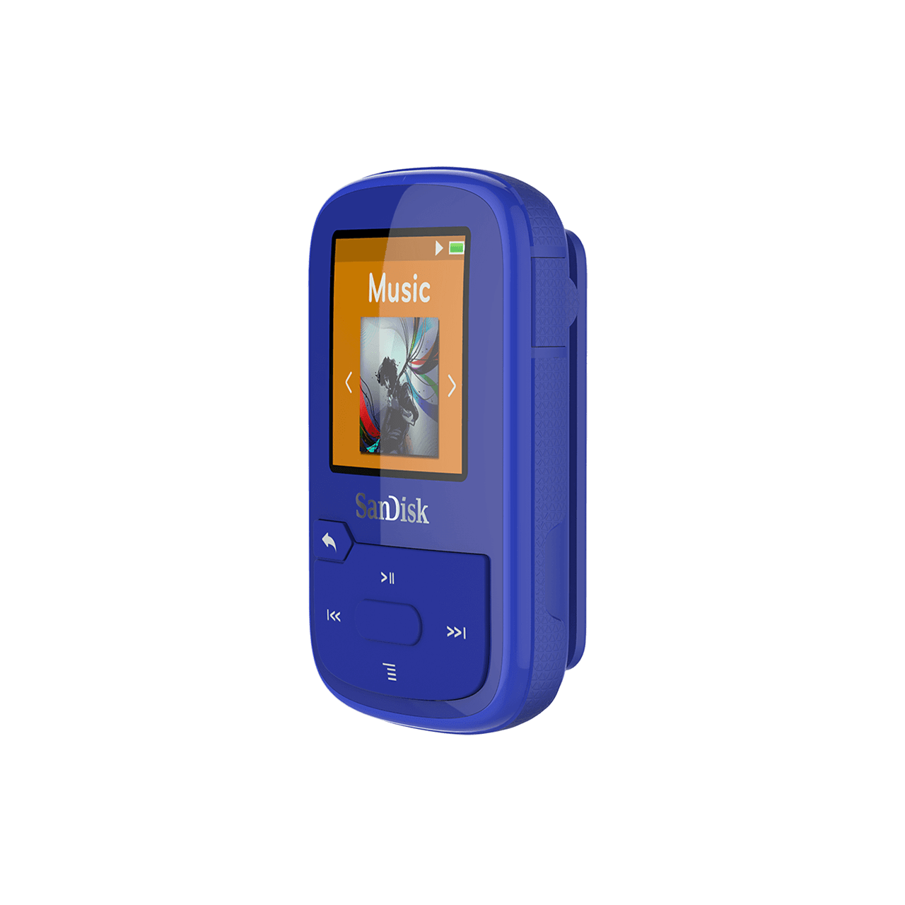 Lecteur MP3 Bluetooth avec écouteurs, clip sport et stockage extensible  jusqu'à 128 Go | Lecteur MP3 majoritaire | Lecteur de musique Bluetooth 