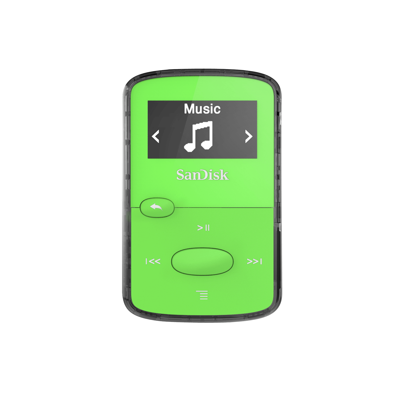 SanDisk Clip Jam MP3 Player 8GB, Green - SDMX26-008G-E46G