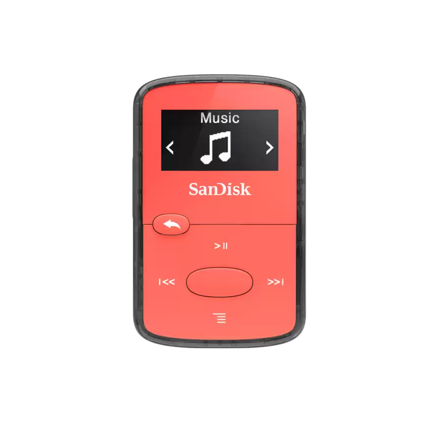 SanDisk Clip Jam MP3 Player with MicroSD Card & FM Tuner, 8GB Western