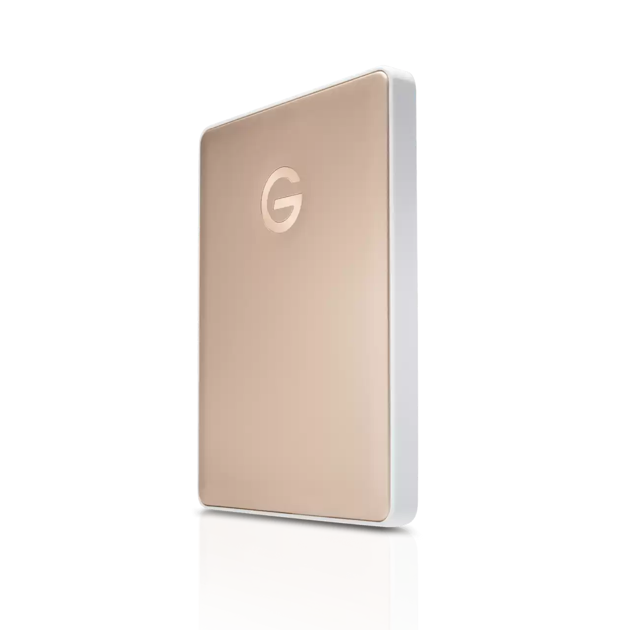 G-Drive Mobile USB C Gold Hero Left- Zoom Image