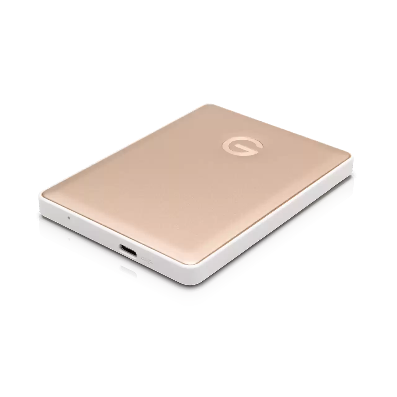 G-Drive Mobile USB C Gold Hero Down- Zoom Image