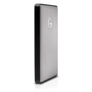 G Drive Mobile USB-C 1TB Space Grey Angled