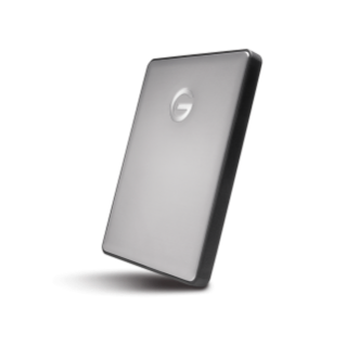 G Drive Mobile USB-C 1TB Space Grey Hero Angled