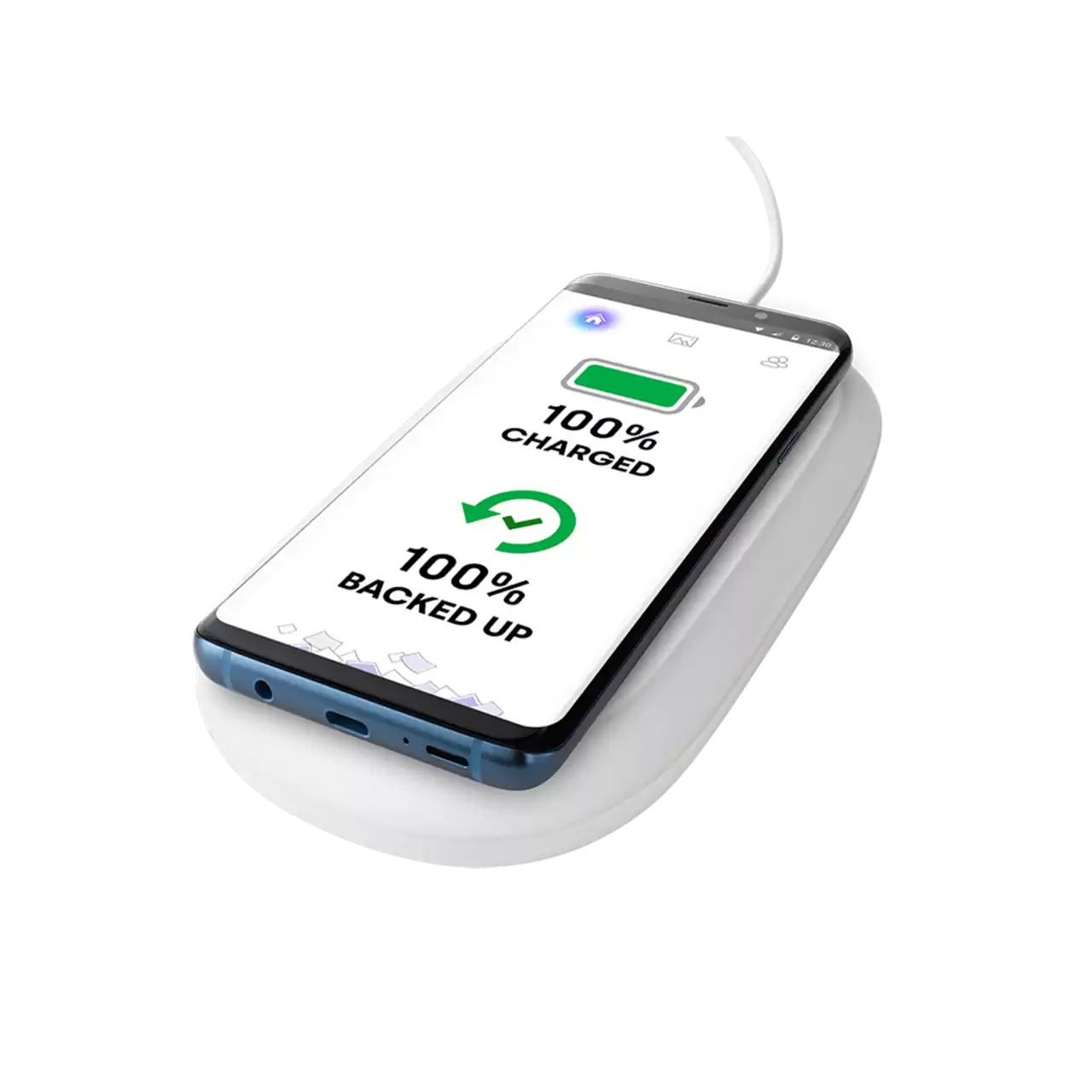 iXpand Wireless charger Darkwing Studio left angled2- Zoom Image